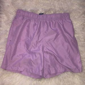 Men’s Lavender swim trunks